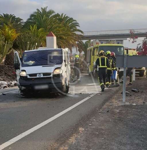El vehículo implicado en el accidente/TA.